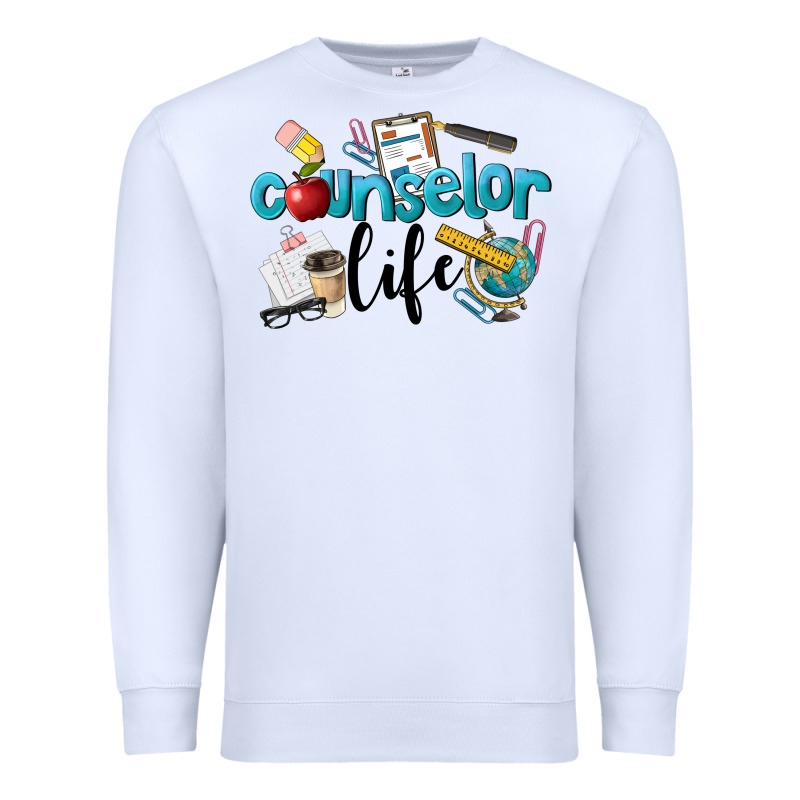 Counselor Life Premium Sweatshirt by LillyAllenDesigns | Teevron