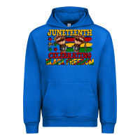 Cobalt juneteenth celebrating black freedom Urban Hoodie - CowGirlArtShop