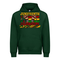 Forest Green juneteenth celebrating black freedom Urban Hoodie - CowGirlArtShop