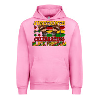 Fuchsia Pink juneteenth celebrating black freedom Urban Hoodie - CowGirlArtShop