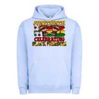 Pigment Grape Ice juneteenth celebrating black freedom Urban Hoodie - CowGirlArtShop