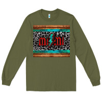 Army Green leopard lightning bolt mimi mother's day Long Sleeve Tee - Jasminsmagicworld