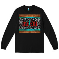 Black leopard lightning bolt mimi mother's day Long Sleeve Tee - Jasminsmagicworld