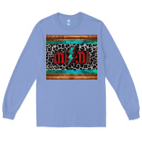 Colony Blue leopard lightning bolt mimi mother's day Long Sleeve Tee - Jasminsmagicworld