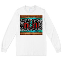 White leopard lightning bolt mimi mother's day Long Sleeve Tee - Jasminsmagicworld