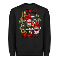 Black farm truck,merry christmas gnome Heavyweight Sweatshirt - JahusDesignShop