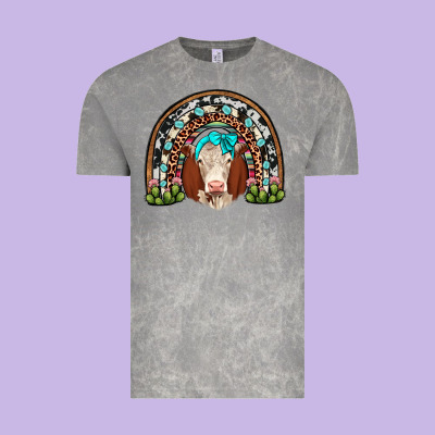 Hereford Rainbow Vintage Tee Designed By Jahusdesignshop