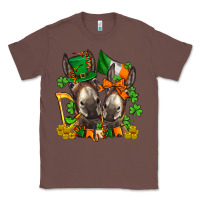 Chestnut st patricks donkeys with  shamrocks Classic Tee - AdoDesignShop