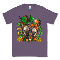 Lavender st patricks donkeys with  shamrocks Classic Tee - AdoDesignShop