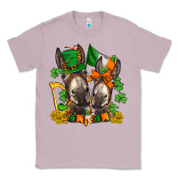 Lilac st patricks donkeys with  shamrocks Classic Tee - AdoDesignShop