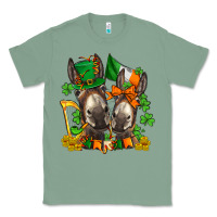 Sage st patricks donkeys with  shamrocks Classic Tee - AdoDesignShop