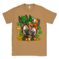Toasted Coconut st patricks donkeys with  shamrocks Classic Tee - AdoDesignShop