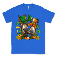 True Royal st patricks donkeys with  shamrocks Classic Tee - AdoDesignShop