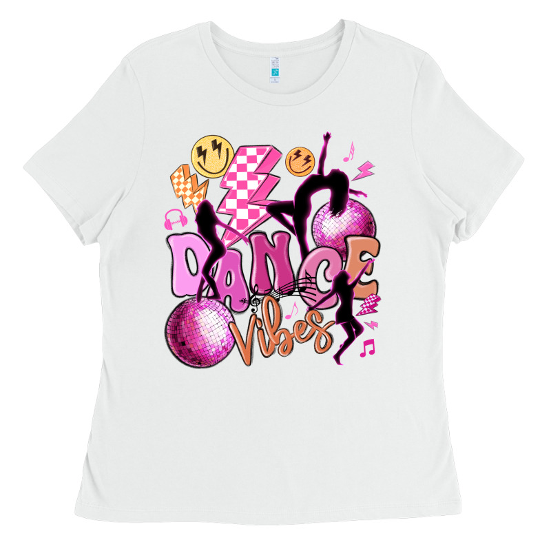 Dance Vibes Ladies Tee by MaliasSmallBusiness | Teevron