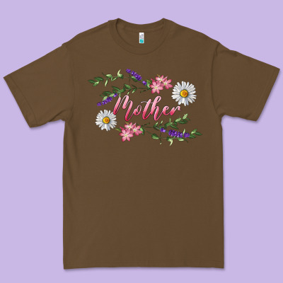Premium Tee floral mother