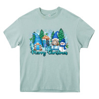 Arona merry christmas snowman gnomes Heavy Core Tee - Zillion Design Studio