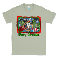 Matcha merry christmas western bull skull Classic Tee - AdoDesignShop