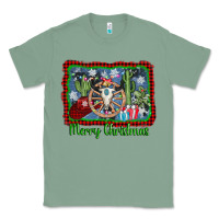 Sage merry christmas western bull skull Classic Tee - AdoDesignShop