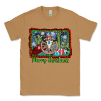Toasted Coconut merry christmas western bull skull Classic Tee - AdoDesignShop