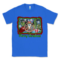 True Royal merry christmas western bull skull Classic Tee - AdoDesignShop