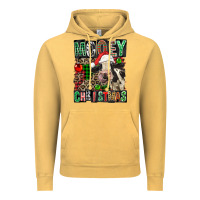 Vintage Mustard Mooey christmas Vintage Hoodie - FaDigitalArtStudio