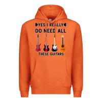 Carrot Yes I Really Do Need All These Guitars Premium Hoodie - Bettercallsaul