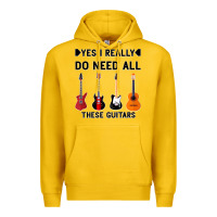Lemon Yes I Really Do Need All These Guitars Premium Hoodie - Bettercallsaul