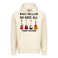 Tofu Yes I Really Do Need All These Guitars Premium Hoodie - Bettercallsaul