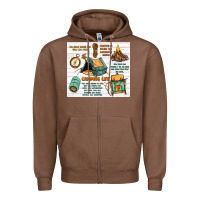Chestnut camping life Zipper Hoodie - MaliasSmallBusiness