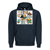 Navy camping life Zipper Hoodie - MaliasSmallBusiness