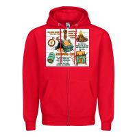 Red camping life Zipper Hoodie - MaliasSmallBusiness