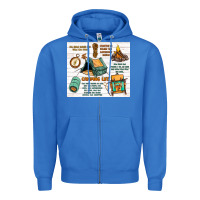 True Royal camping life Zipper Hoodie - MaliasSmallBusiness