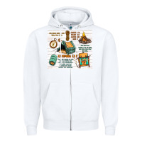 White camping life Zipper Hoodie - MaliasSmallBusiness
