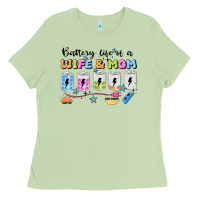 Matcha battery life of a wife & mom Ladies Tee - JahusDesignShop