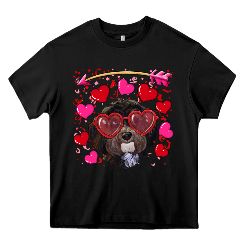 Valentine's Day Havanese Dog Heavy Core Tee by RanaPortraitStore | Teevron