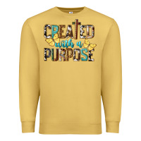 Antique Gold Created With A Purpose Premium Sweatshirt - LillyAllenDesigns