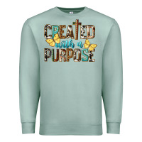 Seafoam Created With A Purpose Premium Sweatshirt - LillyAllenDesigns