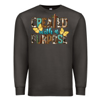 Smoke Created With A Purpose Premium Sweatshirt - LillyAllenDesigns