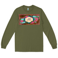 Army Green preview western pink flovers leopard serape   license plate template Long Sleeve Tee - BarkalooDesign