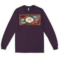 Plum preview western pink flovers leopard serape   license plate template Long Sleeve Tee - BarkalooDesign