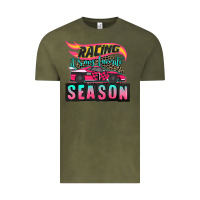 Vintage Olive racing it's my favorite season sport car Vintage Tee - AdoDesignShop