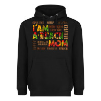 Black i am a black mom Heavyweight Hoodie - LillyAllenDesigns