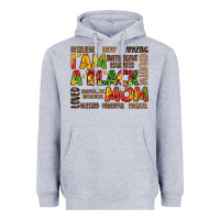 Heather Grey i am a black mom Heavyweight Hoodie - LillyAllenDesigns