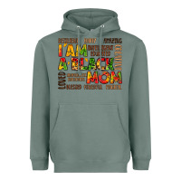 Sage i am a black mom Heavyweight Hoodie - LillyAllenDesigns
