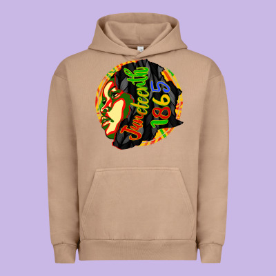 Juneteenth 1865 Urban Hoodie Designed By Cowgirlartshop