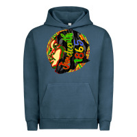 Pigment Midnight Navy juneteenth 1865 Urban Hoodie - CowGirlArtShop
