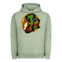 Pigment Oil Green juneteenth 1865 Urban Hoodie - CowGirlArtShop