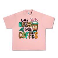 Salmon half nurse half coffee Urban Heavy Tee - Jasminsmagicworld