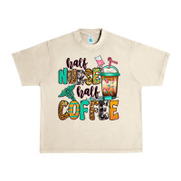 Sandshell half nurse half coffee Urban Heavy Tee - Jasminsmagicworld