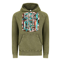 Vintage Olive more howdy less hate Vintage Hoodie - JahusDesignShop